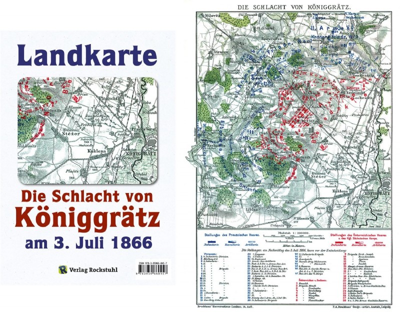Karte "Schlacht bei Königgrätz 1866" - Stöhr Buchshop
